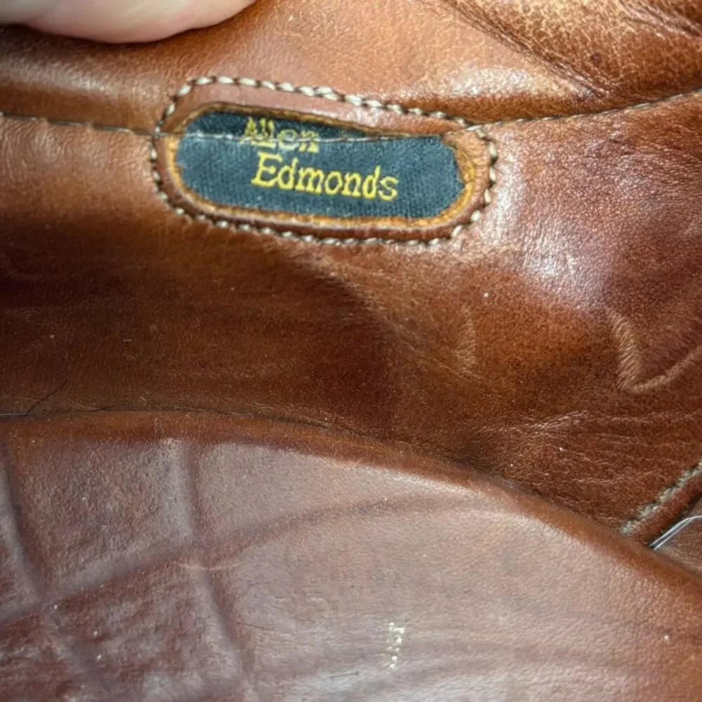 Allen Edmonds Men's Wilbert Oxford Lace Up Leather Shoes‎ Brown Size 9